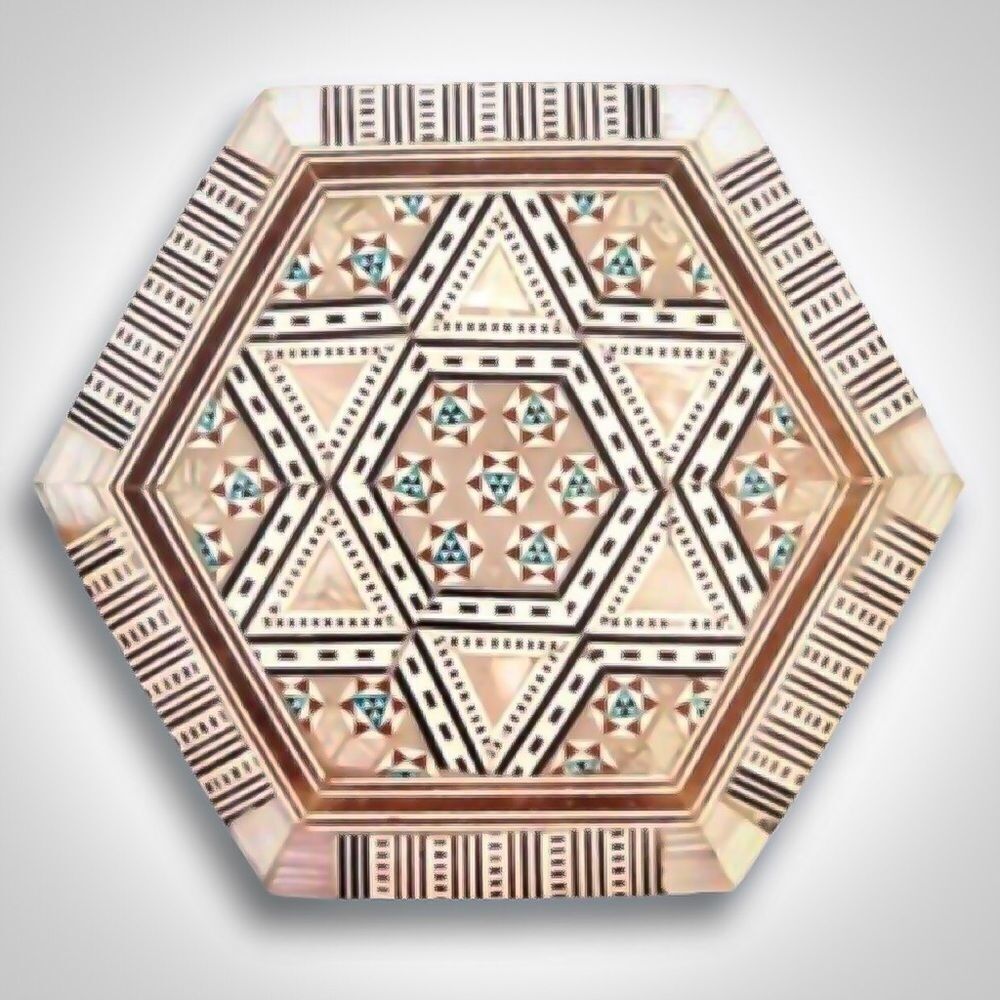 Mother of Pearl, Paua Shell, Resin, Wood Inlay Box